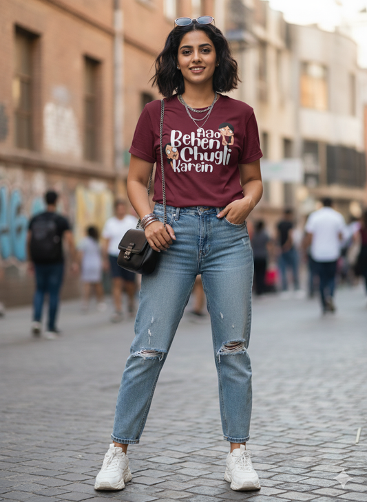 Women's Aao Behen Chugli Karein T-Shirt