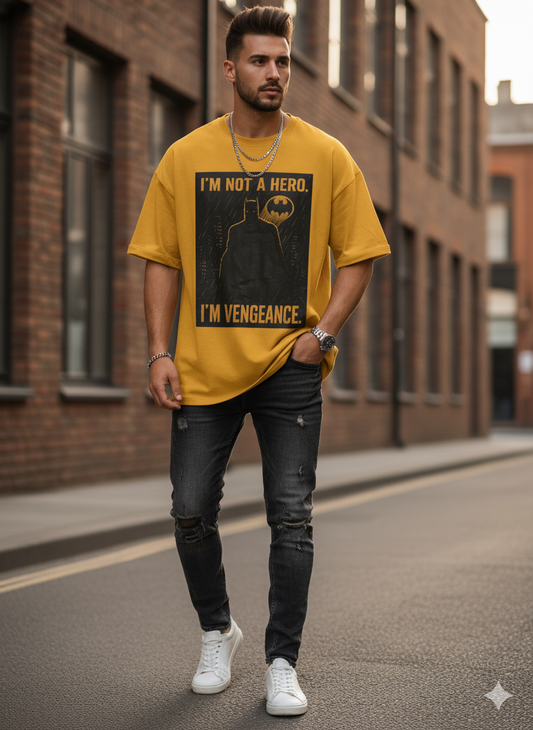 Men’s Oversized Batman Tee
